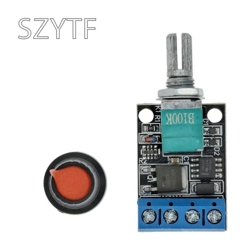 5V 12V 16V 10A Voltage Regulator PWM DC Motor Speed Controller Governor Stepless Speed Regulator LED Dimmer Power Controller 