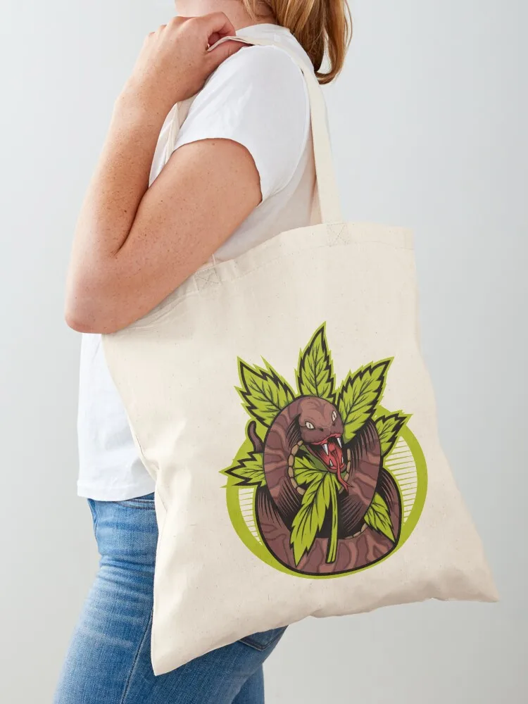 

Weed Snake Tote Bag Eco bag hand bag Women's bags cute tote