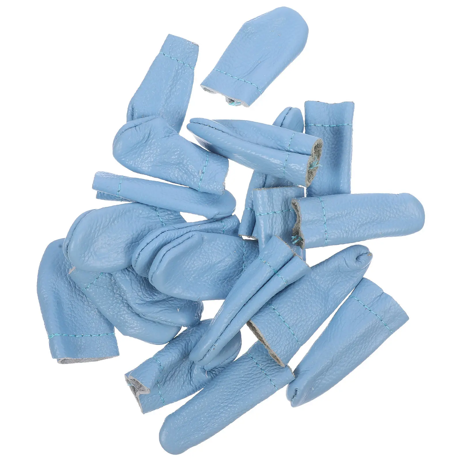 

20Pcs Finger Cots Protective Guards Flexible Comfortable Knitting Sewing Needle Felting DIY Accessories