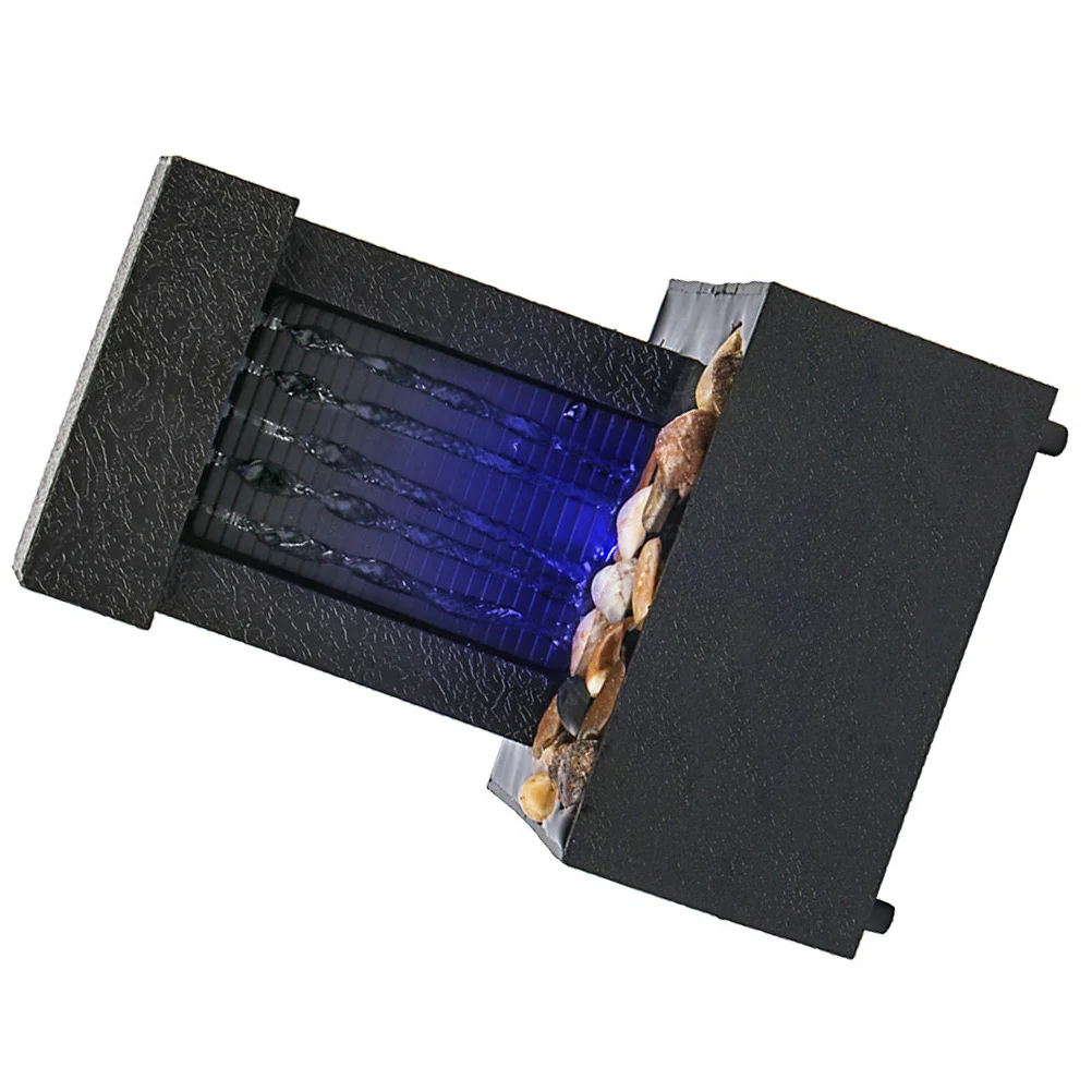 

1 set 1 Set Creative Waterfall Bonsai Tabletop Fountain Indoor Desktop Decor For Home Office Zen Relaxation Mini Water Feature