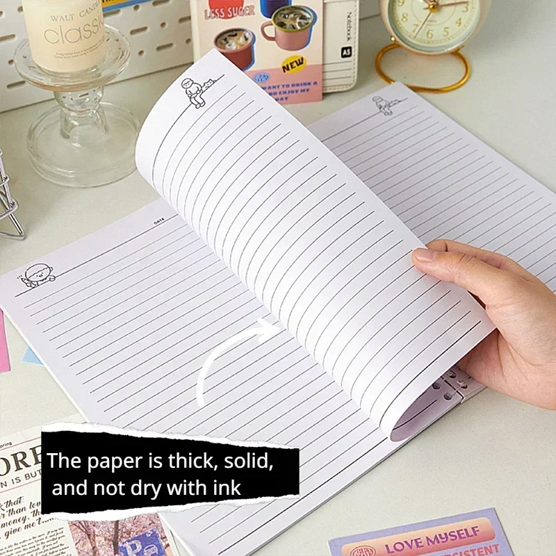 

1 Pc Loose-leaf Notebook B5 Journal Notebook A5 Detachable Buckle Ring Notepad Agenda Planner Junior Coil Journal Notebook Diary