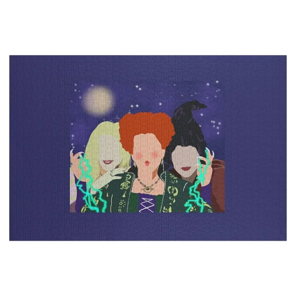 

Sanderson Sisters Jigsaw Puzzle Customs With Photo Jigsaw For Kids Custom With Photo Personalized Gifts Puzzle