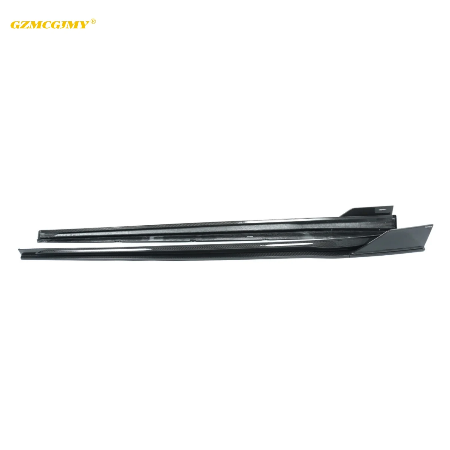 

Perfect Fitment Dry Carbon Fiber Car Bumper Side Skirt For BMW M8 F91 F92 Coupe PT Extended Side Skirt Rocker Panels