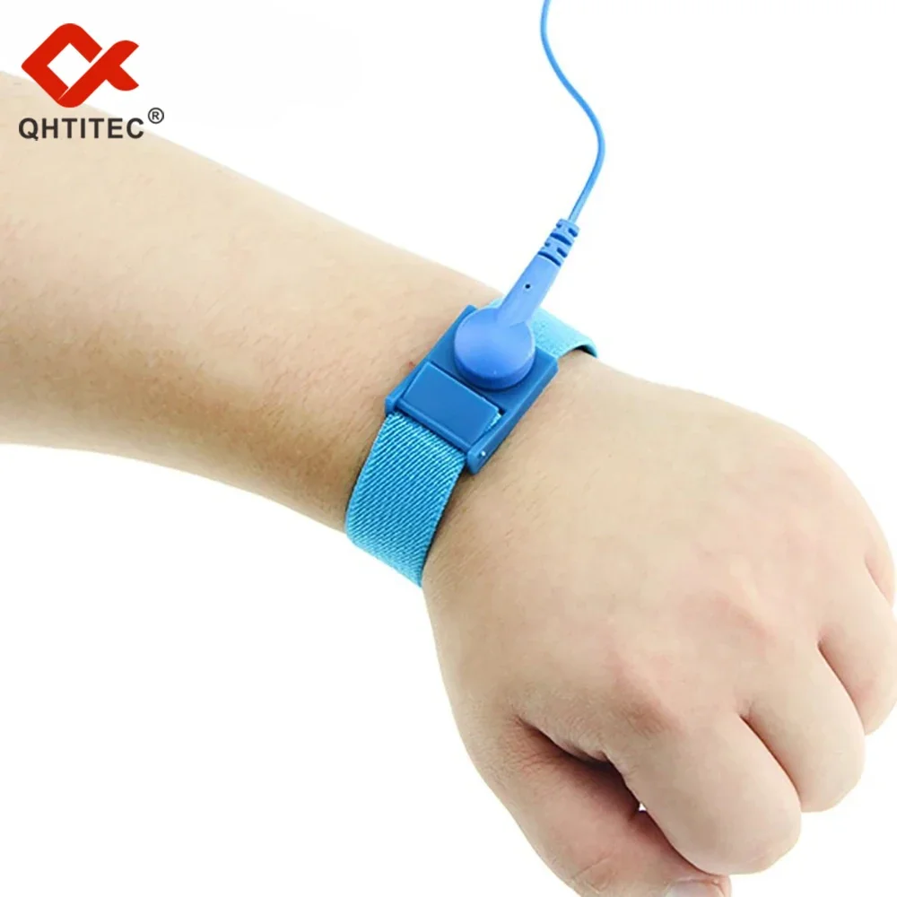 JCD PVC Anti Static Bracelet Electrostatic Corded Adjustable ESD Wrist Strap Wireless Clip Cables Electronics Repair Tools