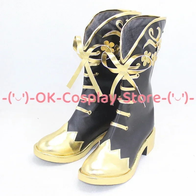 [Angepasst] Twisted Wonderland Epel Felmier Cosplay Schuhe Spiel Roleplay Kostüm Prop Halloween Karneval Party PU Leder Stiefel
