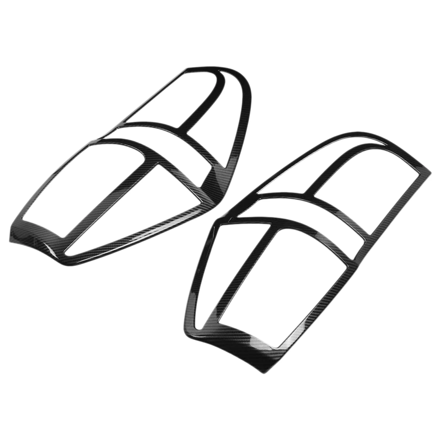 

L37A-Car Carbon Fiber ABS Taillight Rear Lamp Cover Trim Fits For HYUNDAI GRAND STAREX H1 2019