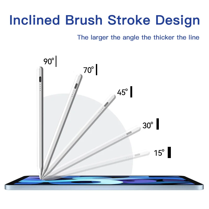 For Apple Pencil 2 1 Palm Rejection Power Display iPad Accessories iPad 2022 2021 2020 2019 2018 Pro 11 12.9 Air Mini Stylus Pen