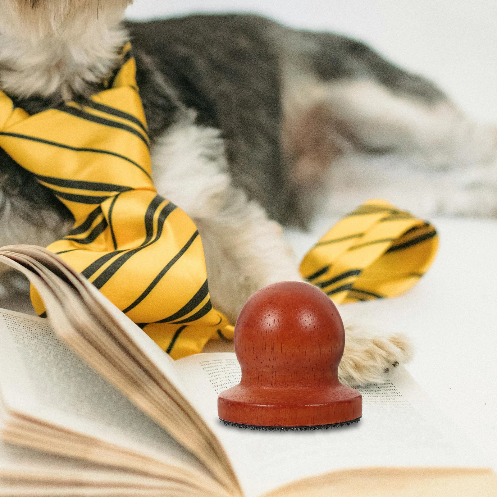 

1Set Pet Nail File Wood Material Durable Practical Round Shape Conforms Paw Curve Easy Clean Storage Dog Nail Pet Accessory