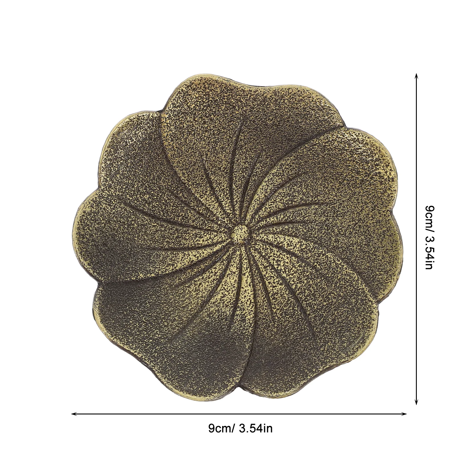 Kalligraphie Pinsel Waschmaschine Metall Bronze Kirschblüte Mischtablett für Kalligraphie Praxis Sumi Zeichnung Japanisch