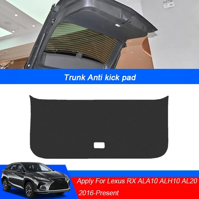 Car Anti-kick Carbon Trunk Pad Weather Dustproof Protect Tailgate Sticker Auto Accessory For LEXUS RX ALA10 ALH10 AL20 2016-2025