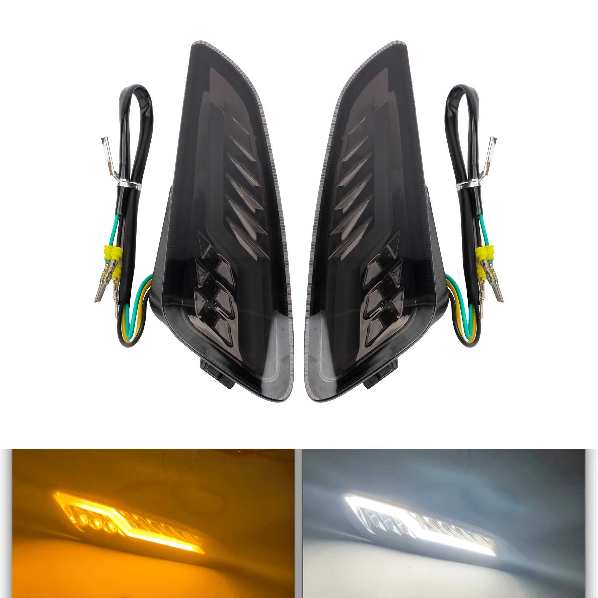 ل بياجيو فيسبا دراجة نارية الجبهة بدوره إشارة Elettrica Sprint Primavera 50 125 150 2014 إلى 2023 LED DRL سكوتر تعديل أجزاء