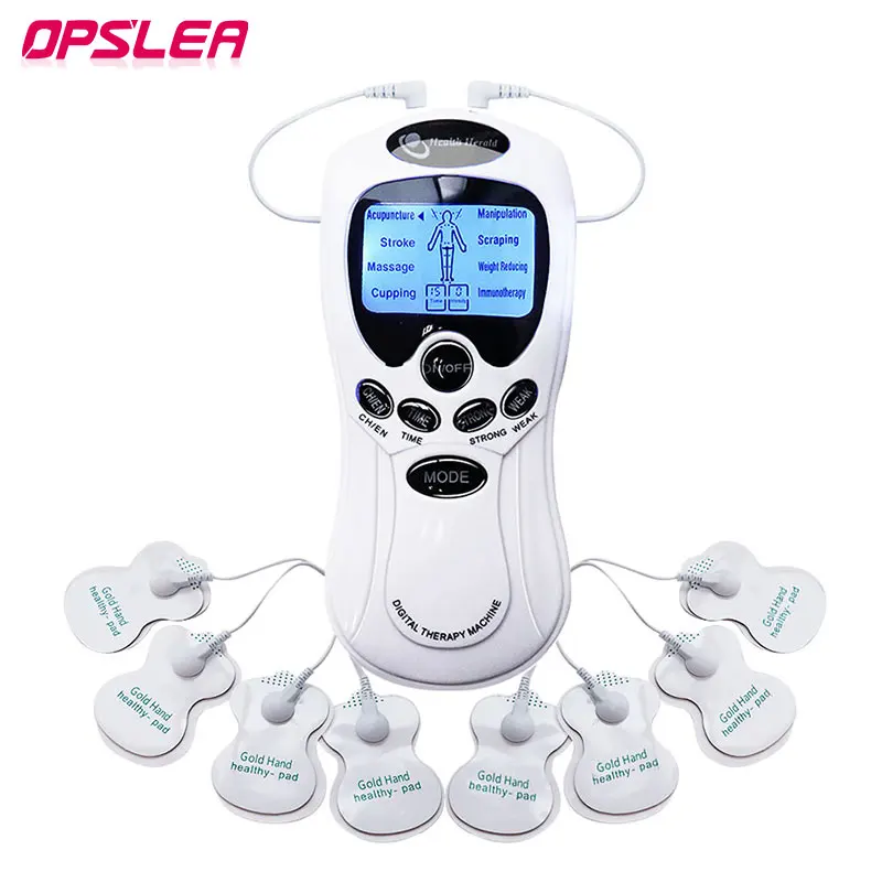 

8 режимов, Электрический телефон, акупунктура, цифровая терапевтическая машина, электростимулятор, массаж, физиотерапия