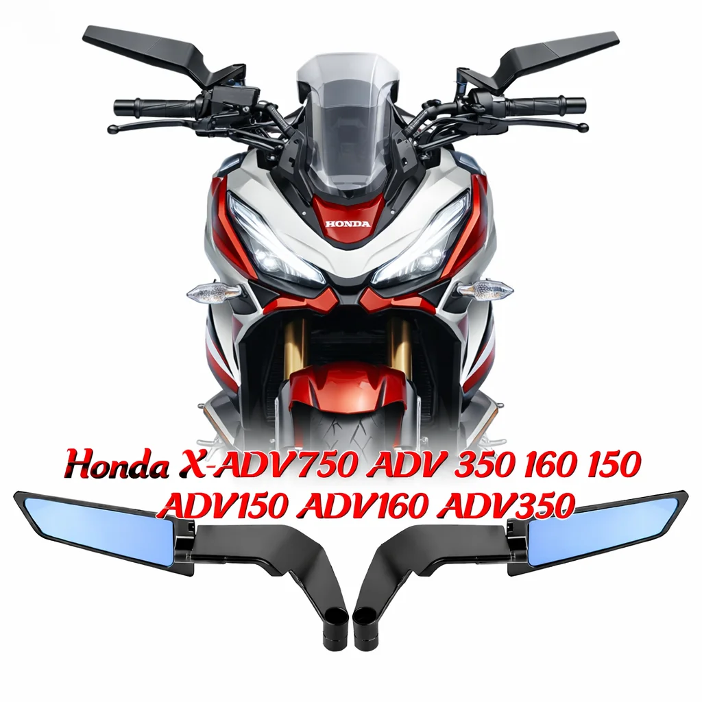 

For Honda X-ADV750 ADV 350 160 150 ADV150 ADV160 ADV350 Motorcycle carbon fibre Mirror Stealth Winglets Rearview Mirrors