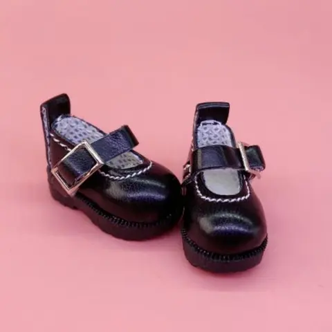 Tilda – bottes de poupée de 3.2cm pour jouet de poupée Blythe Azone, Mini chaussures en cuir 1/8 pour Mini poupées RRFF et accessoires de chaussures de poupées Pings