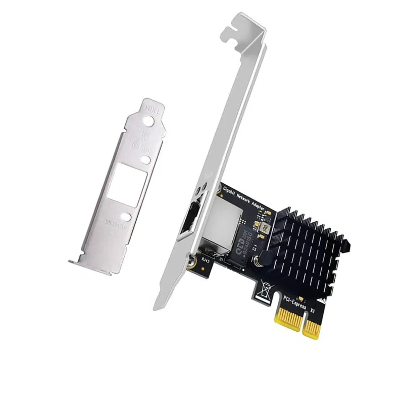 NEUE Netzwerk-Controller LAN-Karte PCI Express X1 auf RJ45 Netzwerkadapter 10/100/1000 Mbit/s PCIE Gigabit Ethernet Netzwerkkarte für PC