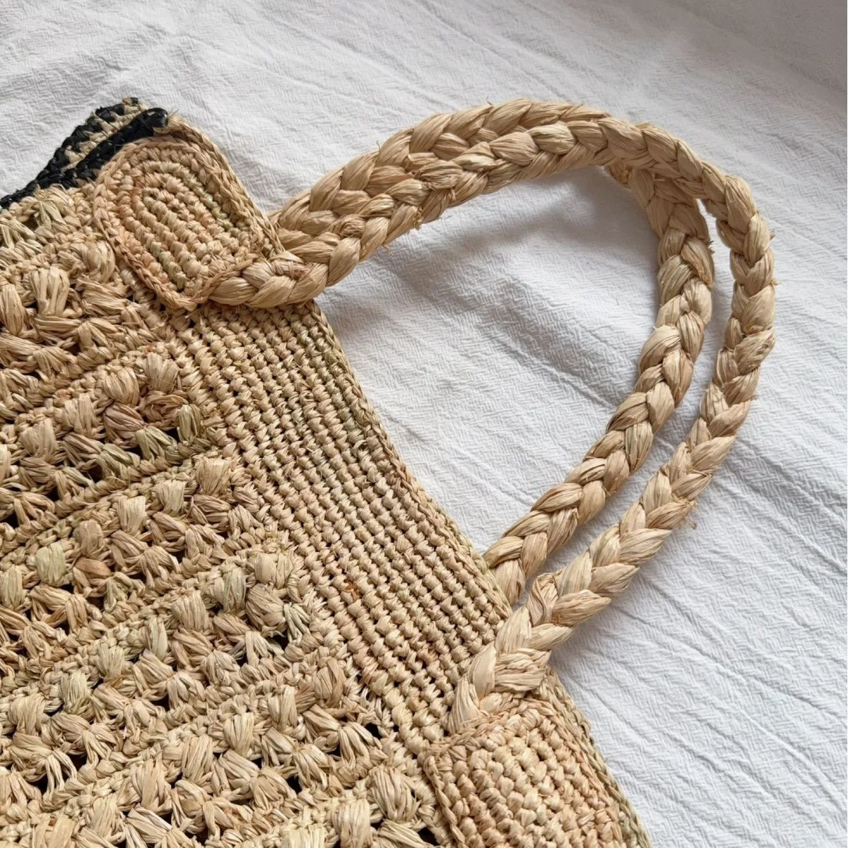 حقائب يد نسائية من القش المجوف - مراجعة Women'S Raffia Bags وسعره
