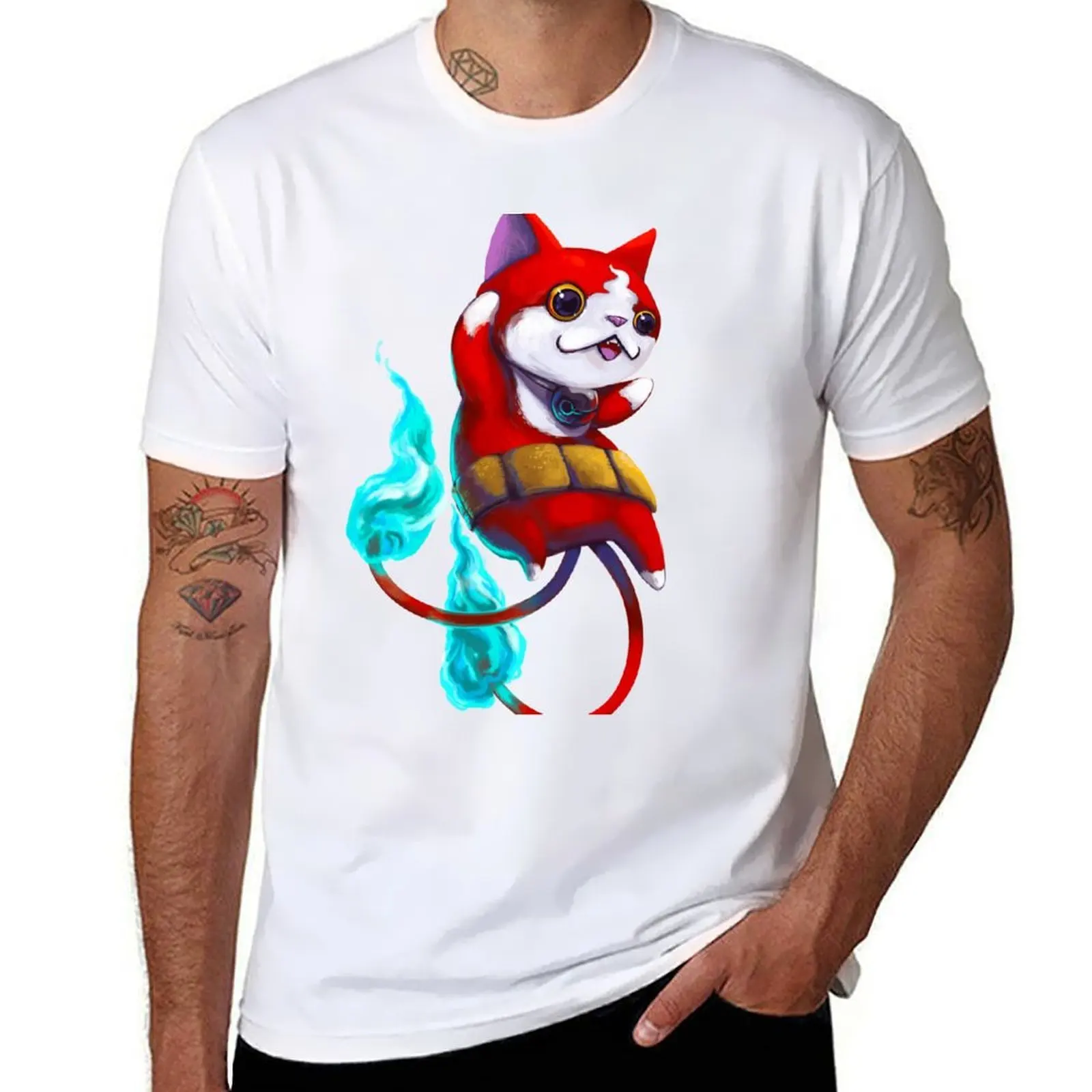 

Jibanyan T-Shirt man t shirt summer t shirt personalised T-Shirt