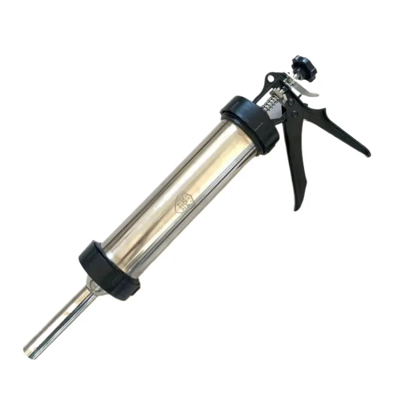 Household 304 stainless steel sausage filling hand pressure enema tube