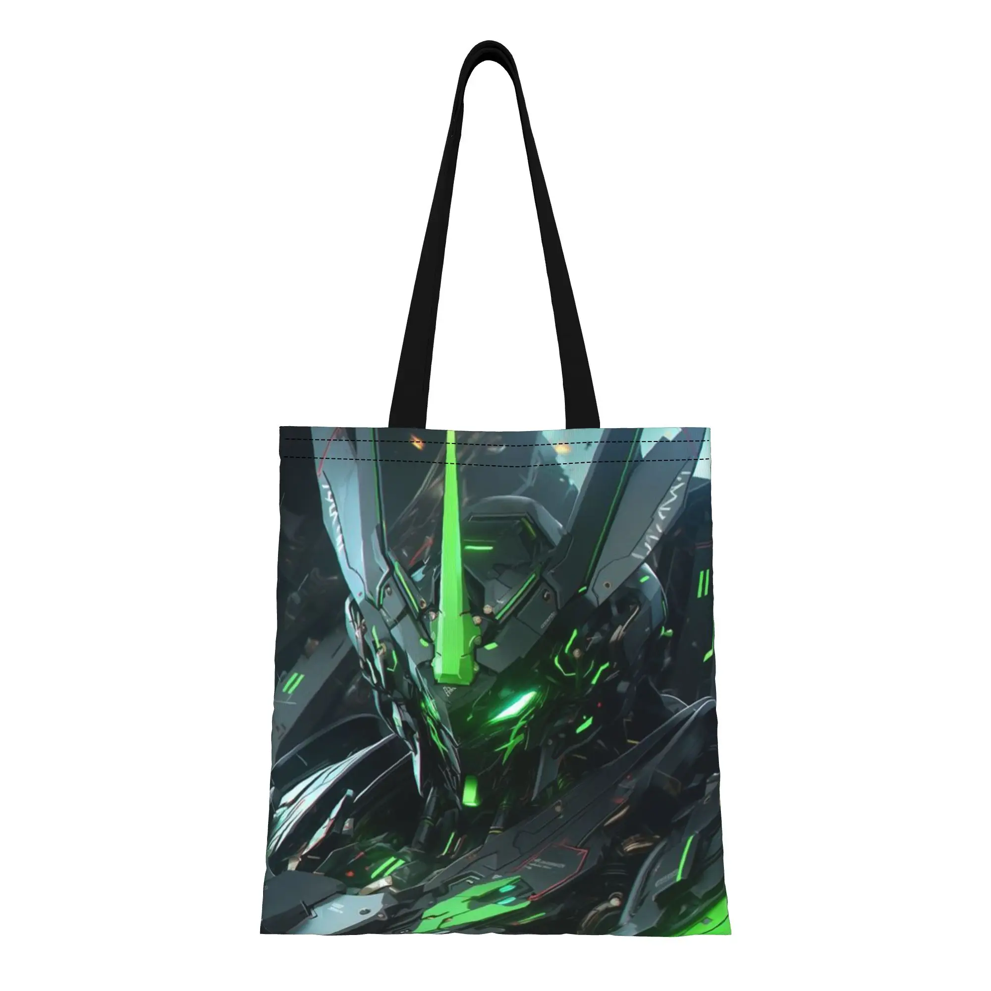 Back to school season Robot Movies (21) Gundam Canvas Tote Bag Perfect for Grocery Women's Top-Handle Bags