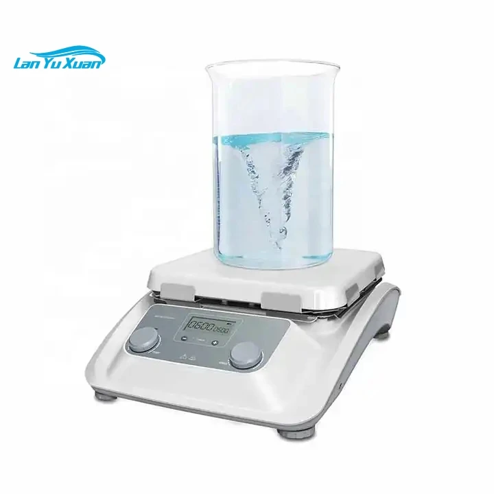 

IKEME Large Capacity 100-1500rpm Digital Temperature Control Adjustable Laboratory Hotplate Magnetic Stirrer With Heating Plate