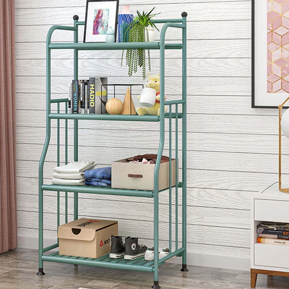 Storage Holder 4-Layers Wire Shelves Unit Adjustable Metal Shelf Rack Kitchen Storage Organizer