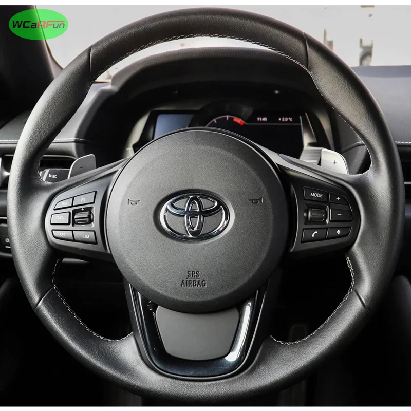 

Customize Microfiber Leather Car Steering Wheel Cover for Toyota Supra GR Supra 2019-2024 Car braid