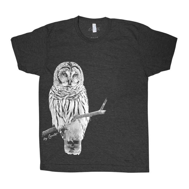 Owl Print T-shirts for Men Women Fashion Hip Hop Oversized Unisex Streetwear Trendy Cotton Short Sleeves high quality Breathable