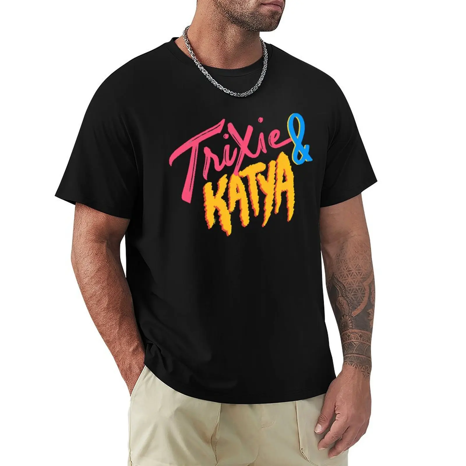 

Trixie and Katya For Fans T-Shirt Classic Graphic Short Sleeve Top