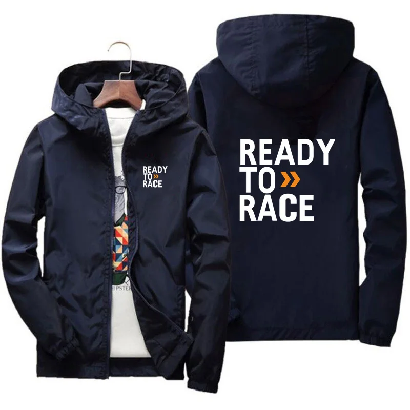 2024 Men Ready To Race Enduro Cross Motocross Bitumen Bike Life Windbreaker Jacket Hooded Coat Thin Hoodies Coat Pilot Clothing