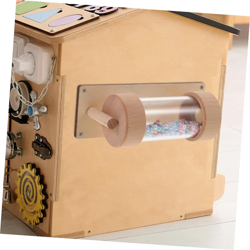 

A63T-Busy Board Accessories Cognitive Rain Stick Instrument Rain Sound Busy Board Rain Stick Recreational Plaything
