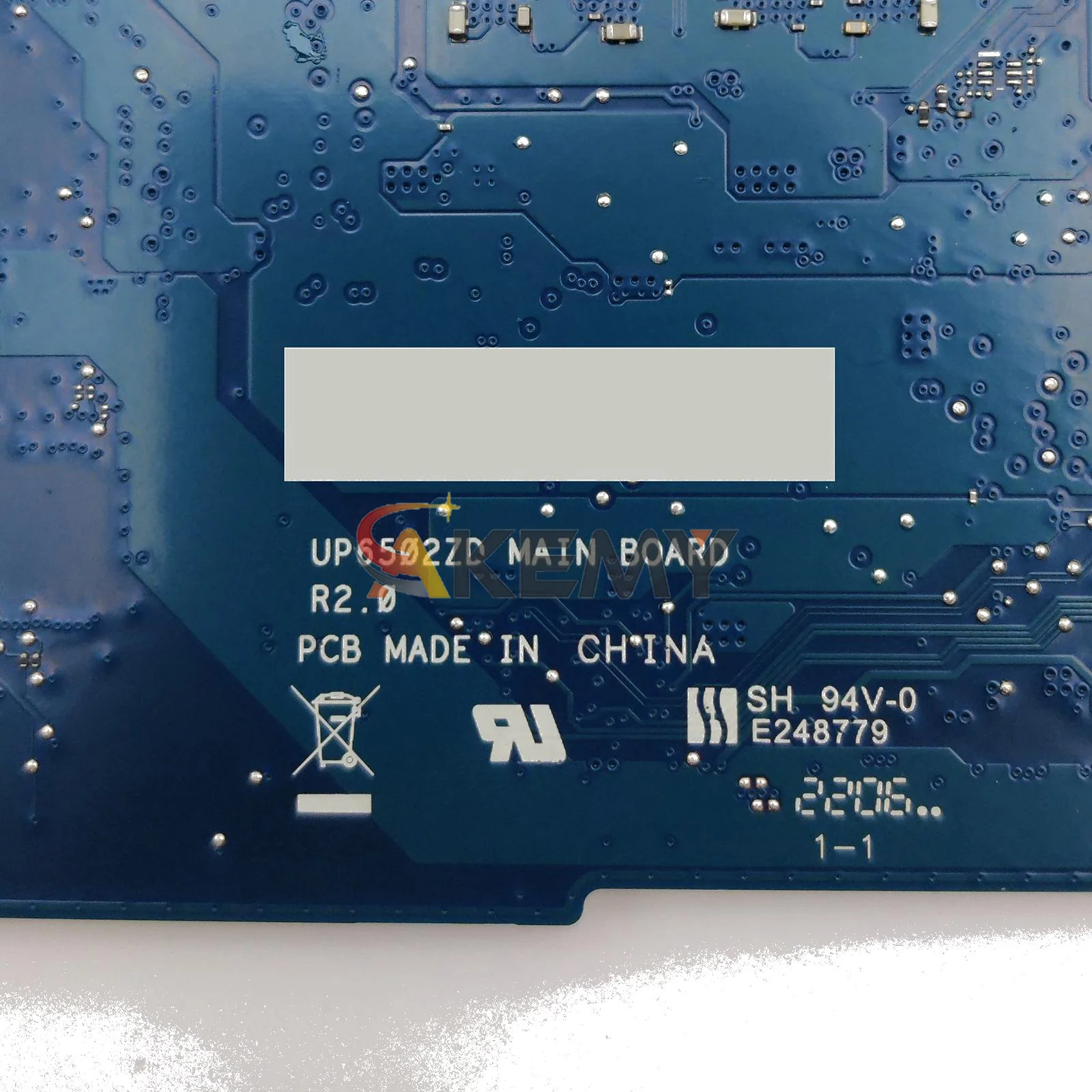 Placa base para ordenador portátil UP6502ZD para ASUS ZenBook Duo Q539Z UP6502Z UP6502ZA UP6502ZD con 12. a generación i5 i7 i9 100% pruebas OK