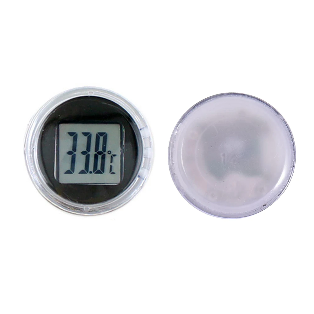 

2.8*2.8cm Motorcycle Meter Waterproof Durable Motorcycle Digital Thermometer Motorbike Moto Auto Interior Decor Accessories