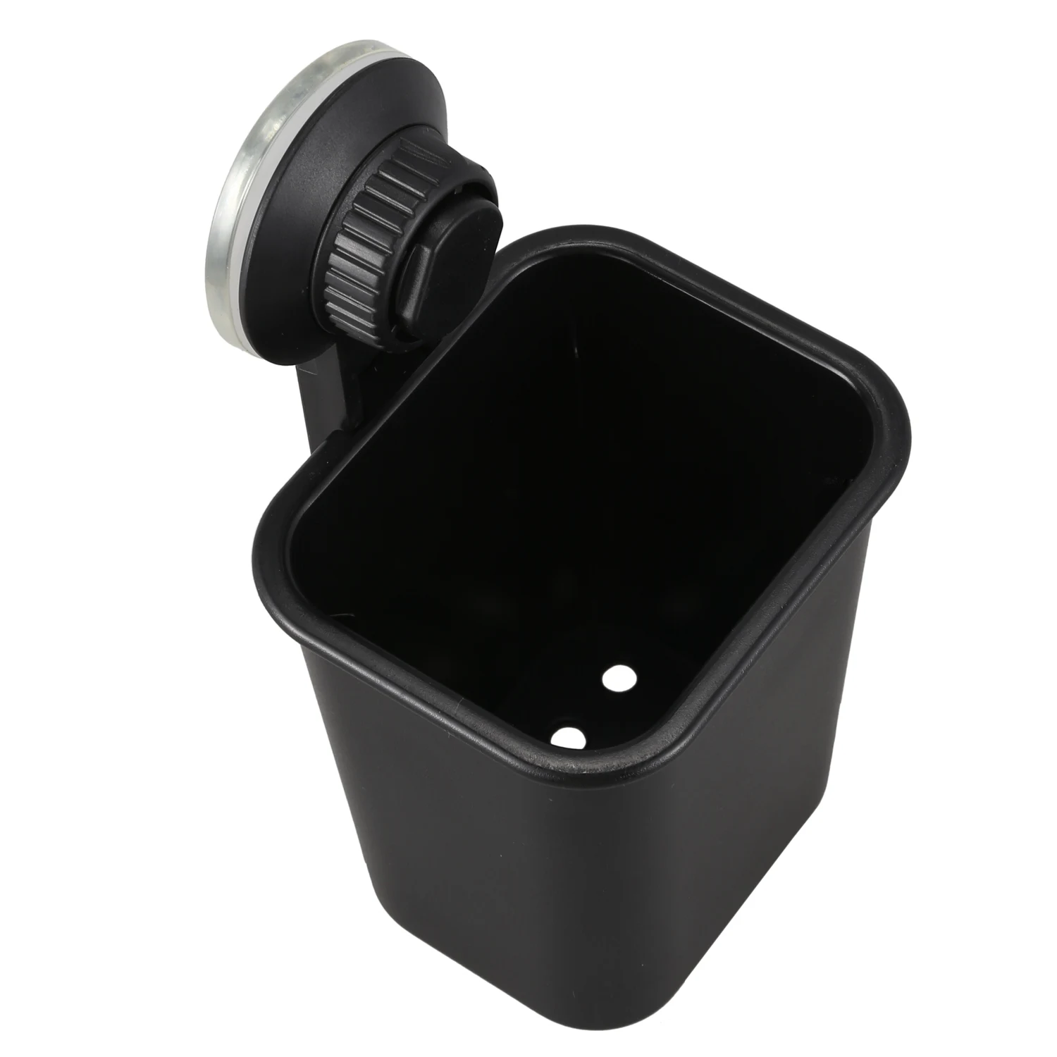 1 PC Suction Cup Toothbrush Cup Holder Rack Plastic Holder Toothpaste Storage Box for Kitchen Bathroom Toilet Black