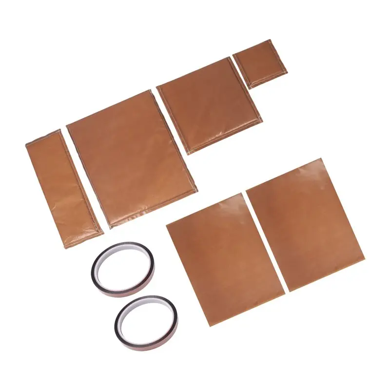 N82R 8 Pack Heat Press Pillow Mat Kit, 4 Size -Heat Pressing Transfer Pillows, 2 -Sheets And 2 Tapes