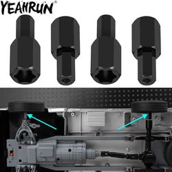 YEAHRUN 4Pcs 5mm to 5mm Wheel Hex Hub Adapters for WPL C34 C24 1/16 RC Crawler Truck 1/2