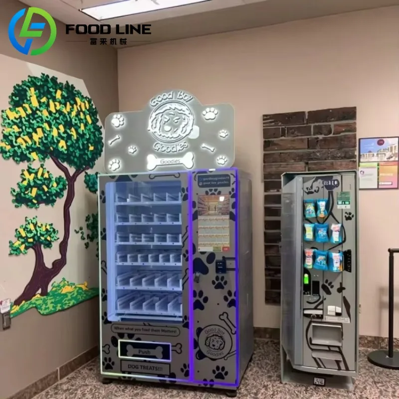 

Инновационный торговый автомат по производству корма для домашних животных по индивидуальному заказу с шкафчиками большой емкости