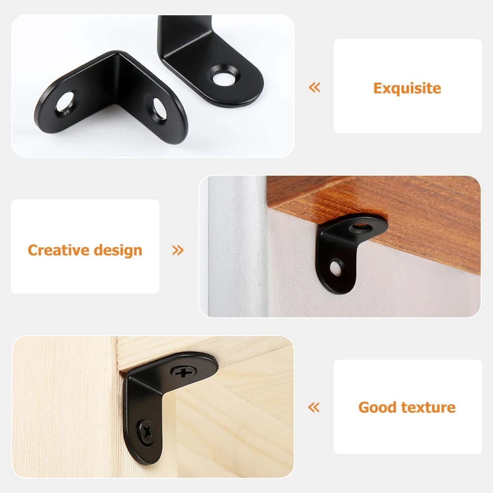 

30pcs Stainless Steel Corner Brackets Heavy Duty Right Angle L Shape Bracket Furniture Support Strong Sturdy Fastening