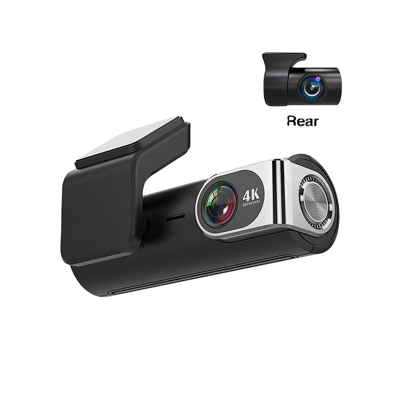 

Видеорегистратор 4K 2160P Встроенный GPS Wi-Fi Автомобильный видеорегистратор 24 часа Parking 1440P Обратный HD Ночное видение 140 FOV Регистратор вождения