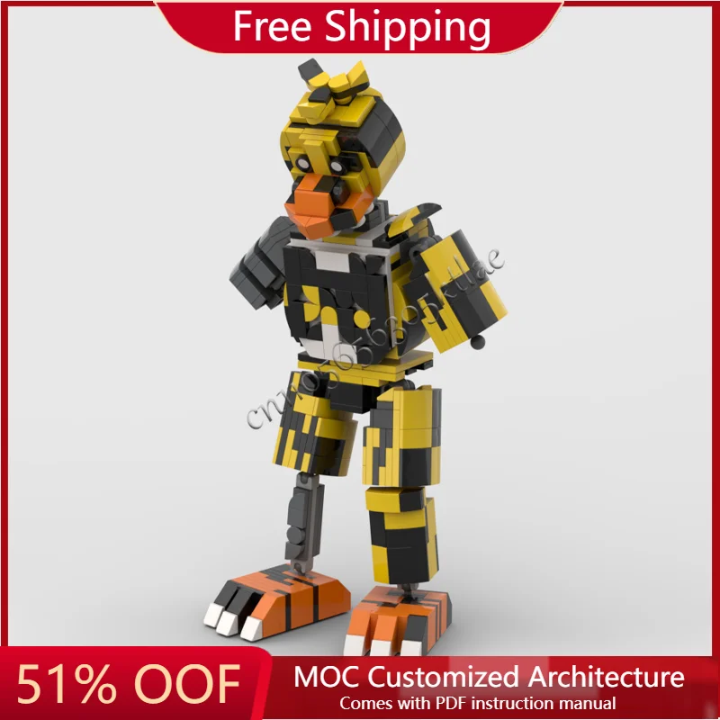 

485 Parts MOC Famous Games Role Duck Monster Model Building Blocks Technique Creative Garage Bricks For Kids Surprise Toys Gifts
