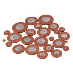 25PCS Sax Leather Pads For Tenor Saxophone orange