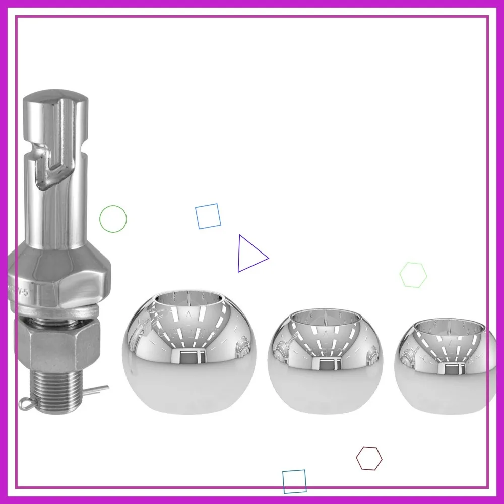 

Heavy-Duty Chrome Steel Trailer Ball Set, Fits 1-7/8", 2", and 2-5/16" Couplers, Up to 8,000 lbs GTW
