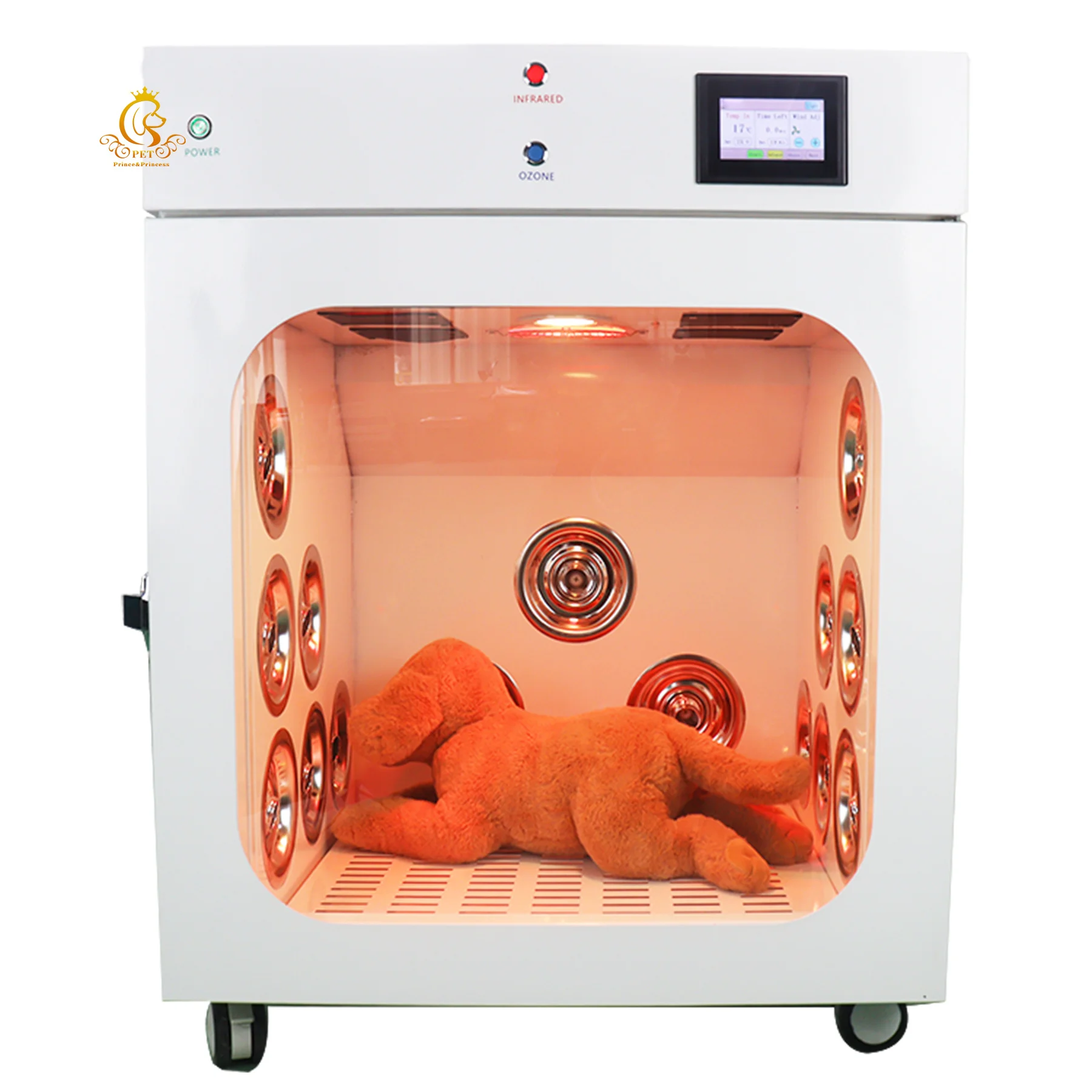 

EUR PET Small Dog Air Dry Machine Automatic Pet Grooming Hair Ozone Dryer Box Puppy Uv Lights Blower Drying Cabinet Cat