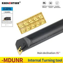 1pc S20R-MDUNR15 S25S-MDUNR15 portautensili per tornitura interna utensili per tornio per metalli interni DNMG15 inserti in metallo duro Set di utensili da taglio CNC utensili tornio