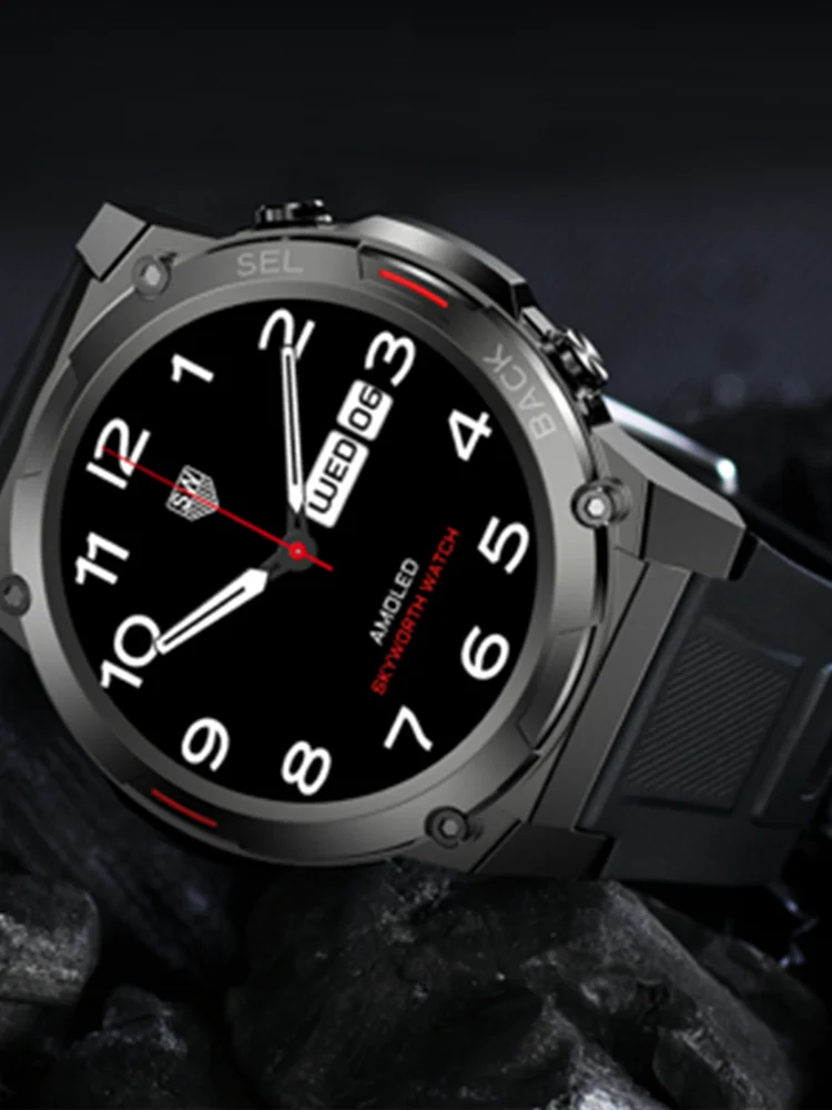 1Smart Watch Outdoor Sports Watch Heart Rate Blood Oxygen Sleep Monitoring Running Climbing