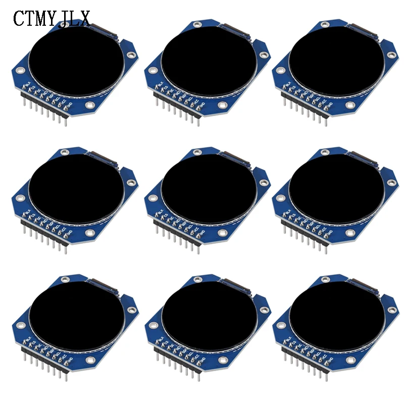 10pcs TFT Display 1.28 Inch TFT LCD Display Module Round RGB 240*240 GC9A01 Driver 4 Wire SPI Interface 240x240 PCB  For Arduino