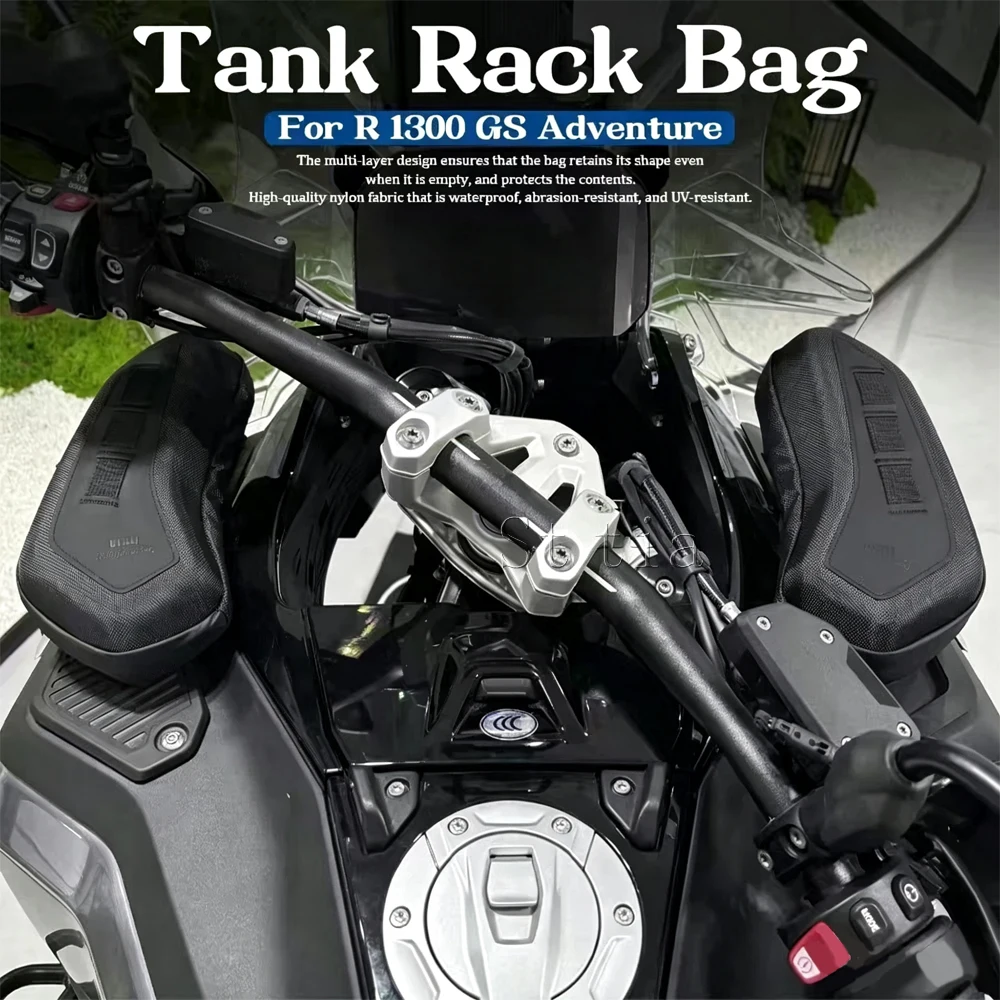 For BMW R1300GS Adventure R 1300 GSA R1300 GS ADV 2024 2025 2026 Fuel Tank Bag Storage Tank Shelve Rack Bag Side Waterproof Bag