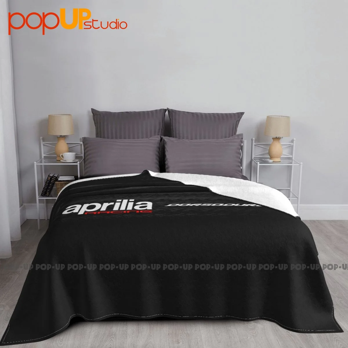 Aprilia Dorsuduro Inspired Motorcycle Rider Blanket Casual Bedding Nap Blanket Couch Blanket Family Expenses