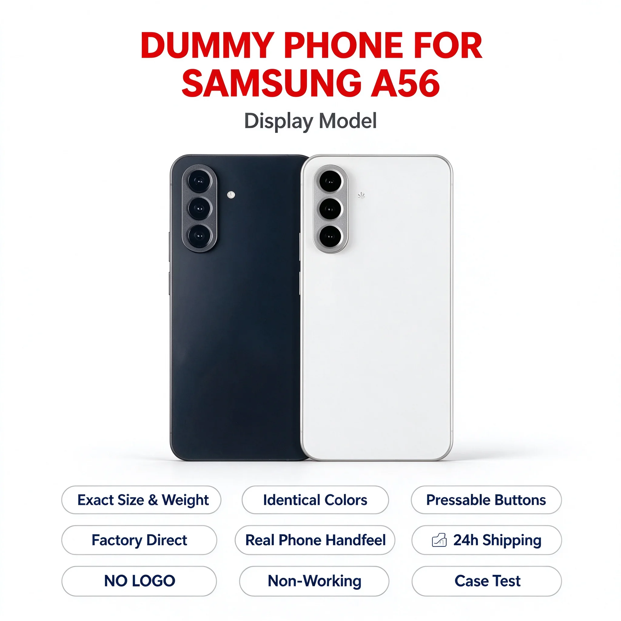 Non-working Dummy Phone Newly Demo Unit Model  For Samsung A56  Phone Dummy Samsung Phone For Photography