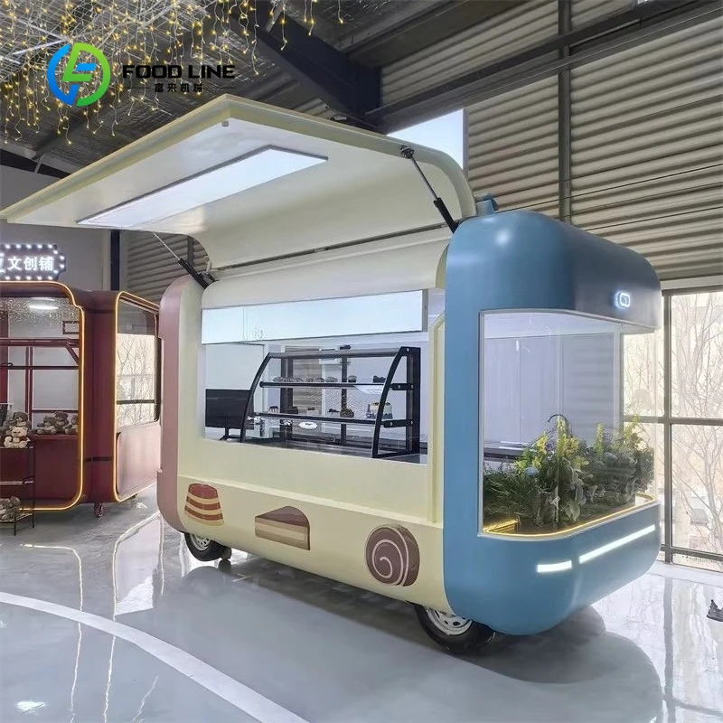 New Arrivals Customizable Color & Size Electric Drivable Food Truck with Full Kitchen