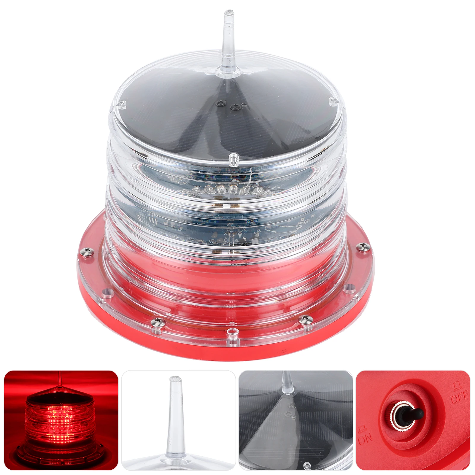 TX-LS-E Solar Power Beacon Light LED Flashing Floating Lamp IP68 Waterproof Solar Ship Light for Marine Ship Boat